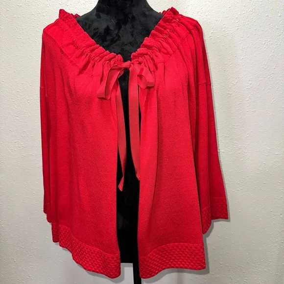 Liz Claiborne Lightweight Holiday Shrug - Top - Size 3X - Picture 1 of 8